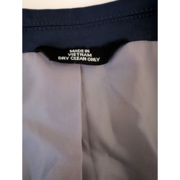 Men's Tailored Fit Blazer -Haggar H26- Blue Size 48RRR NWOT - Picture 4 of 11